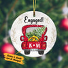 Personalized Red Truck Our First Christmas  Ornament OB142 29O34 1