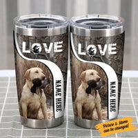 Personalized Dog Love Steel Tumbler  JR112 87O58 thumb 1