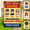 Personalized Grandma Grandpa House Metal Sign JL74 95O53 1