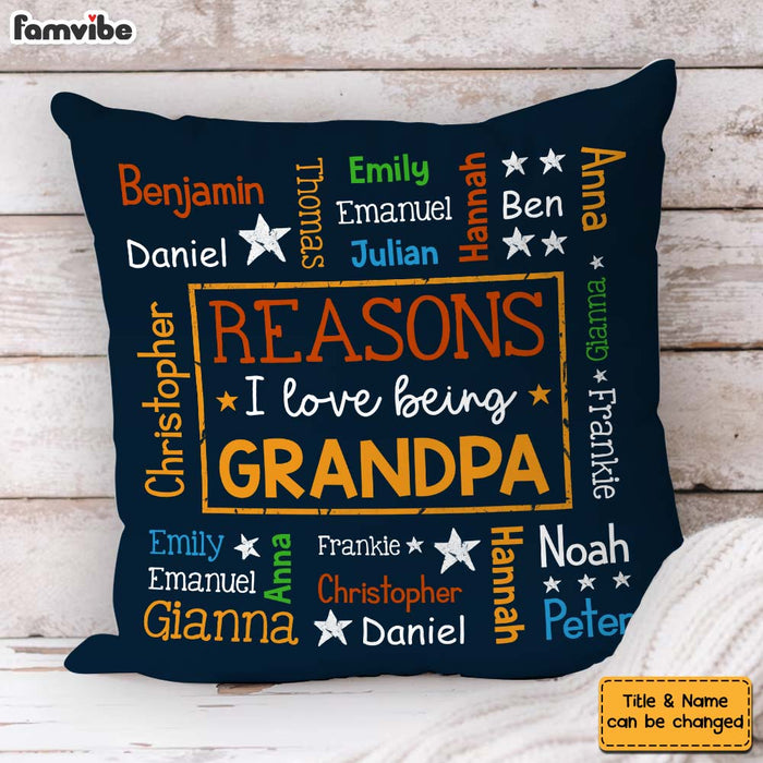 Personalized Gift For Grandpa Word Art Pillow 32058 1