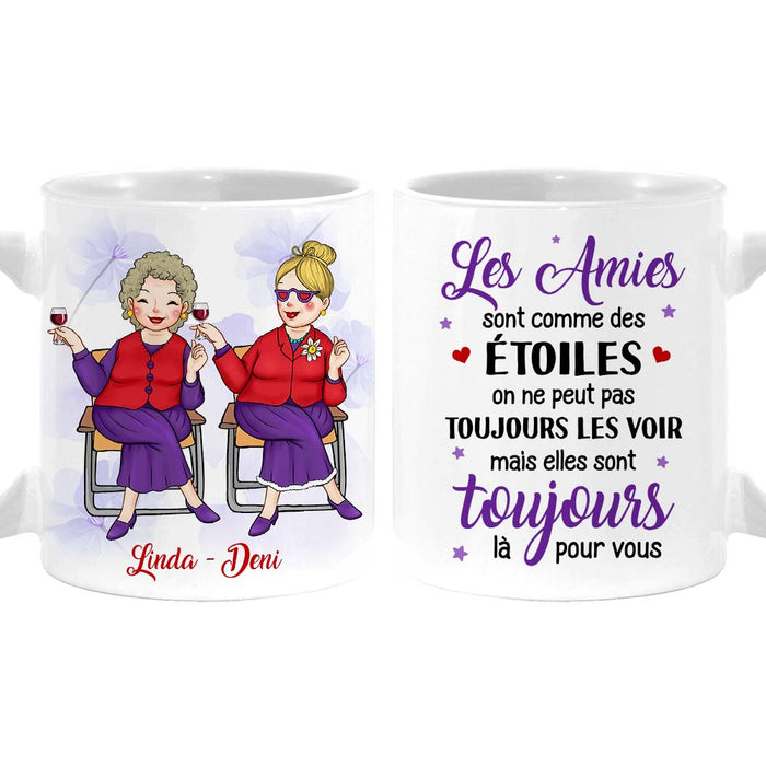 Personalized Gift Friends Are Like Stars Mug 30320 1