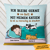Personalized German Cat Katze Pillow MR303 29O47 thumb 1