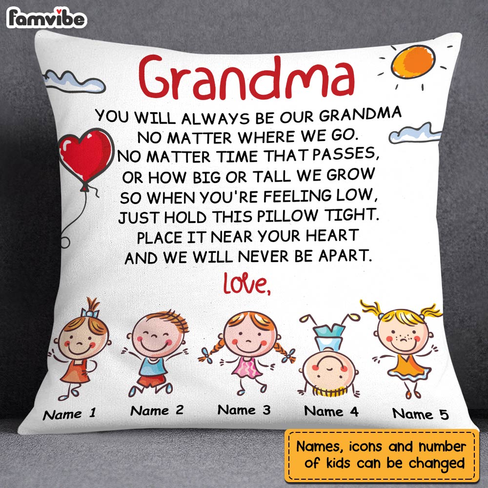 Personalized To Grandma  Pillow NB201 26O58