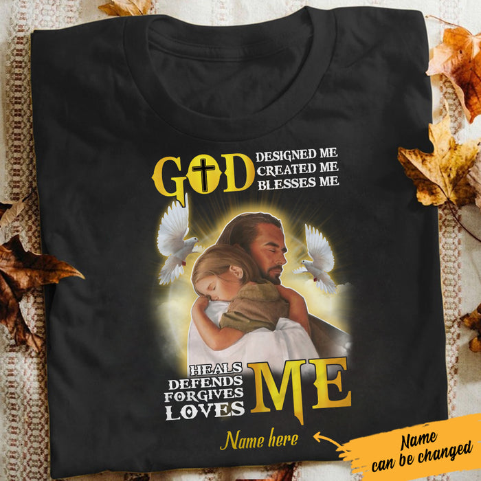 Personalized God Loves Me Child Of God T Shirt SB192 73O57 1