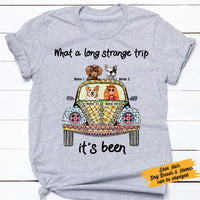 Personalized Dog Hippie Girl Strange Trip T Shirt JN232 95O58 thumb 1
