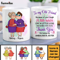 Personalized Gift For Friends My Unbiological Sister Mug 30994 thumb 1
