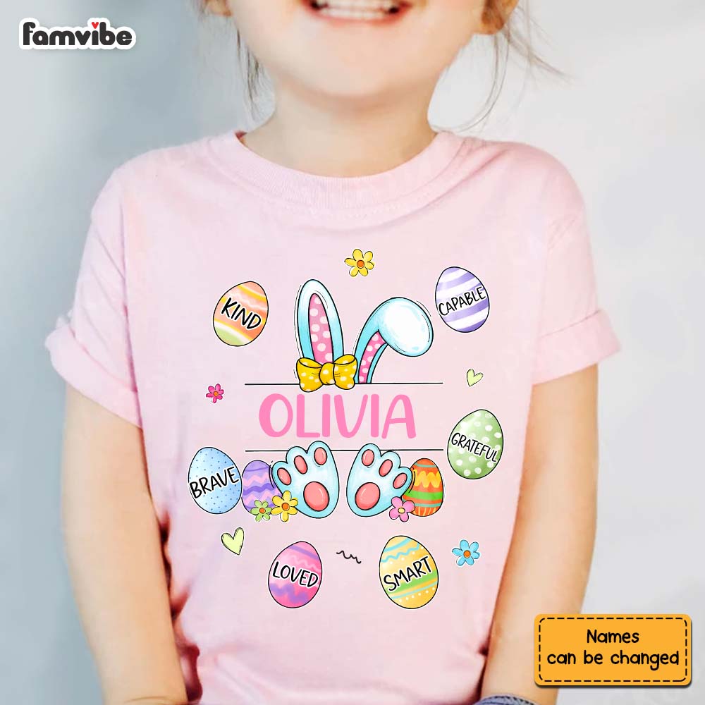 Personalized Gift For Granddaughter Easter Kid T Shirt - Kid Hoodie - Kid Sweatshirt 31822 Mockup 2