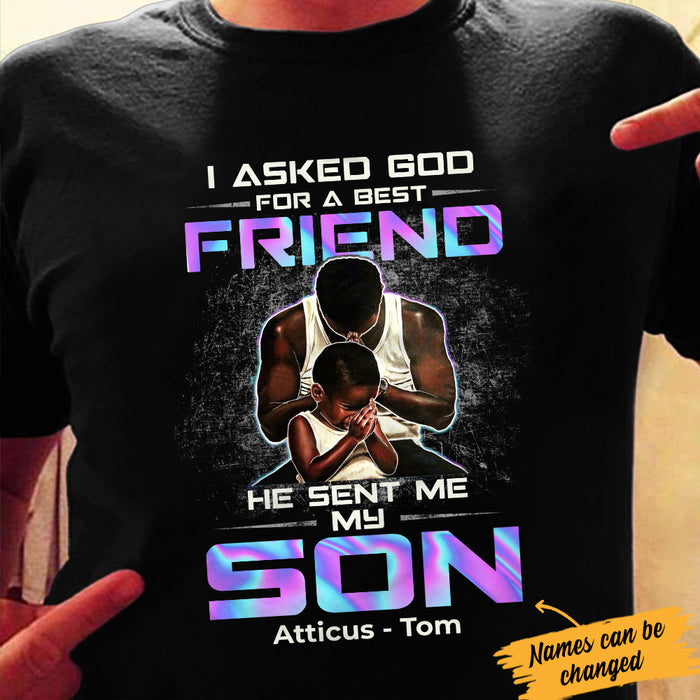 Personalized BWA Dad And Son Friend T Shirt AG112 65O34 1