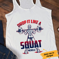 Personalized Gym Women Squat Racerback Tank JL131 95O34 thumb 1