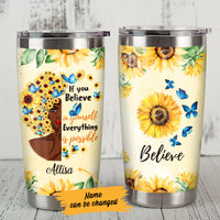 Personalized BWA Believe in Yourself Steel Tumbler JL104 95O47 thumb 1