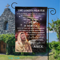 The Lord Prayer Jesus Flag JL242 65O34 thumb 1