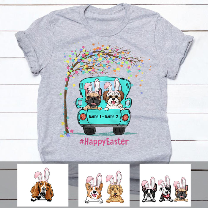Personalized Dog Mom Easter Peeps T Shirt FB245 81O57 1