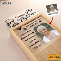 Personalized Memorial Upload Photo Keep The Light On Picture Frame Light Box 31645 thumb 1