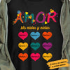 Personalized Spanish Mamá Abuela Love Mom Grandma T Shirt MY38 65O53 1