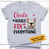 Personalized Dog Kisses Fix Everything T Shirt AP23 67O58 1