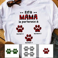 Personalized This Dog Mom Belongs To Mamá Perro Spanish T Shirt AP141 30O58 thumb 1