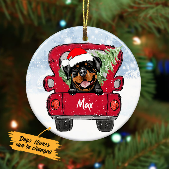 Personalized Rottweiler Dog Christmas Ornament SB301 81O34 1