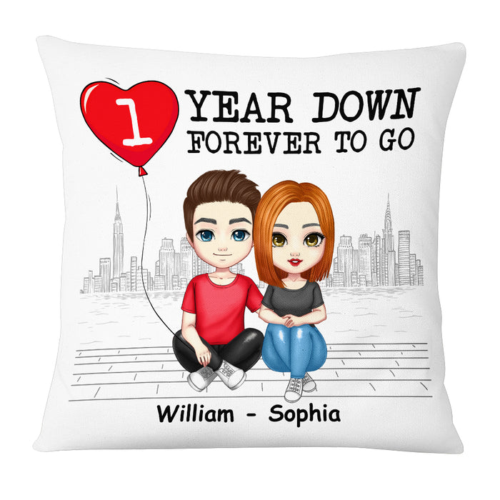 Personalized Couple Anniversary Pillow JL153 85O53 1