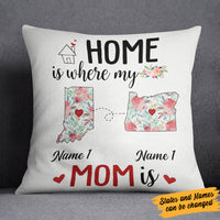 Personalized Home Is Long Distance  Pillow SB242 30O34 (Insert Included) thumb 1