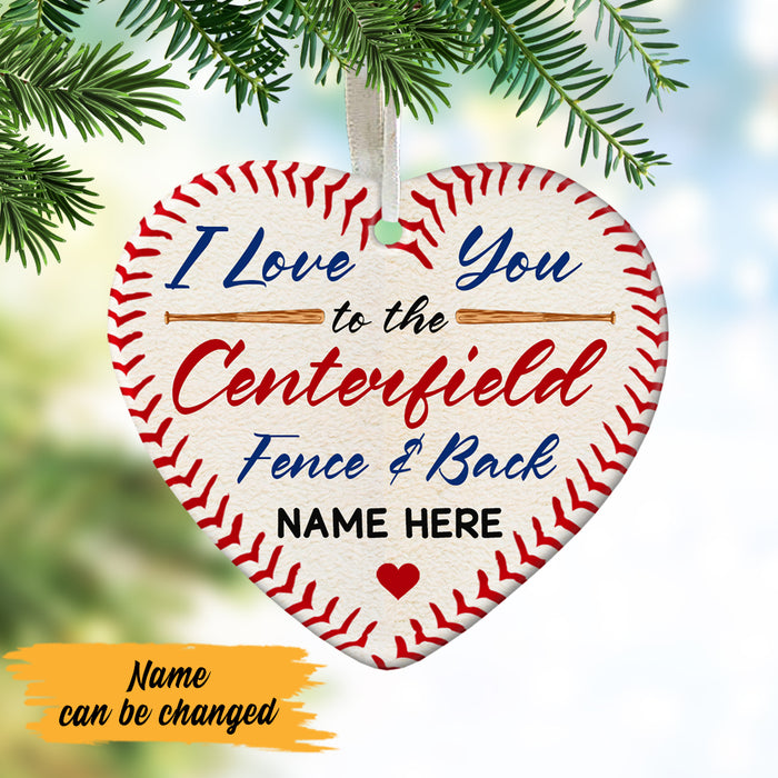 Personalized Baseball Softball Love You  Ornament NB34 87O47 1