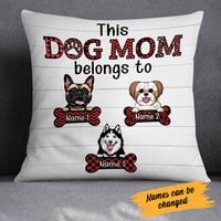 Personalized Dog Mom Pillow JR231 73O34 (Insert Included) thumb 1