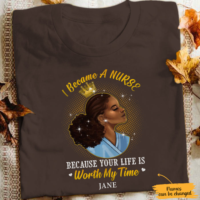 Personalized I Become A Nurse BWA T Shirt JL243 28O65 1