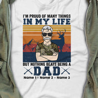 Personalized Proud Hunting Dad Grandpa T Shirt MR201 65O58 thumb 1
