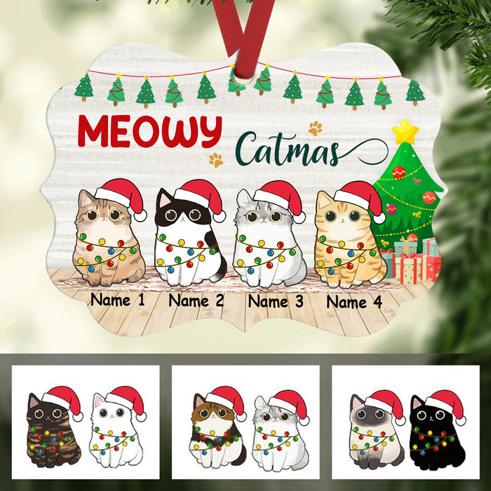 Personalized Meowy Catmas Benelux Ornament NB131 73O36 1