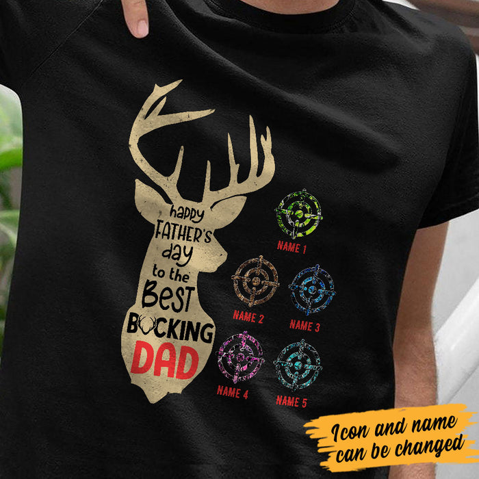 Personalized Gift For Hunting Dad Grandpa T Shirt AP221 65O60 1
