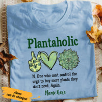 Personalized Plantaholic Funny Plant T Shirt AG271 87O36 thumb 1