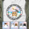 Personalized You Left Paw Prints on My Heart Cat Memorial T Shirt AP205 67O53 1