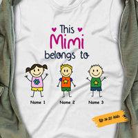 Personalized Grandma Belongs T Shirt JR231 81O58 thumb 1