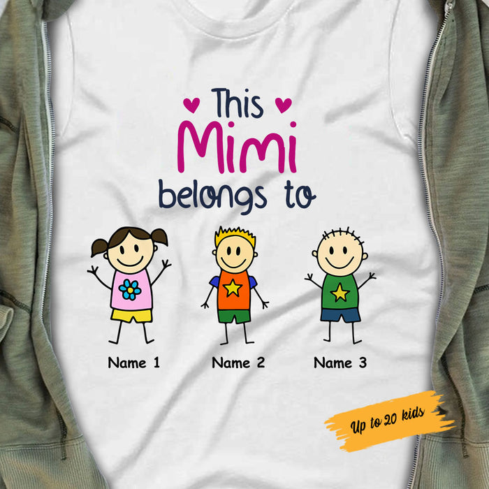 Personalized Grandma Belongs T Shirt JR231 81O58 1