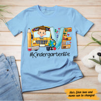 Personalized Back To School Bus Love Kid T Shirt JN3010 30O47 thumb 1