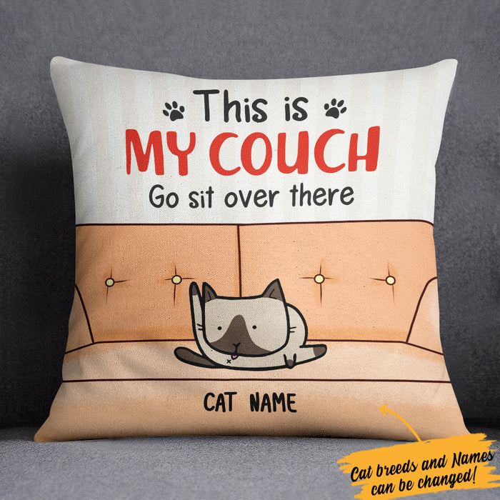 Personalized Cat This Is My Couch  Pillow DB32 85O57 1