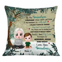 Personalized Grandson Hug This Pillow FB212 85O34 thumb 1