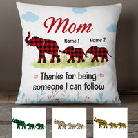 Personalized Elephant Mom Grandma Pillow AP81 26O34 (Insert Included) thumb 1