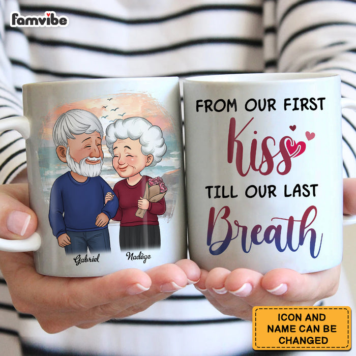 Personalized Couple From Our First Kiss Mug 31071 1