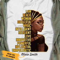 Personalized BWA I Am African T Shirt AG31 65O47 thumb 1