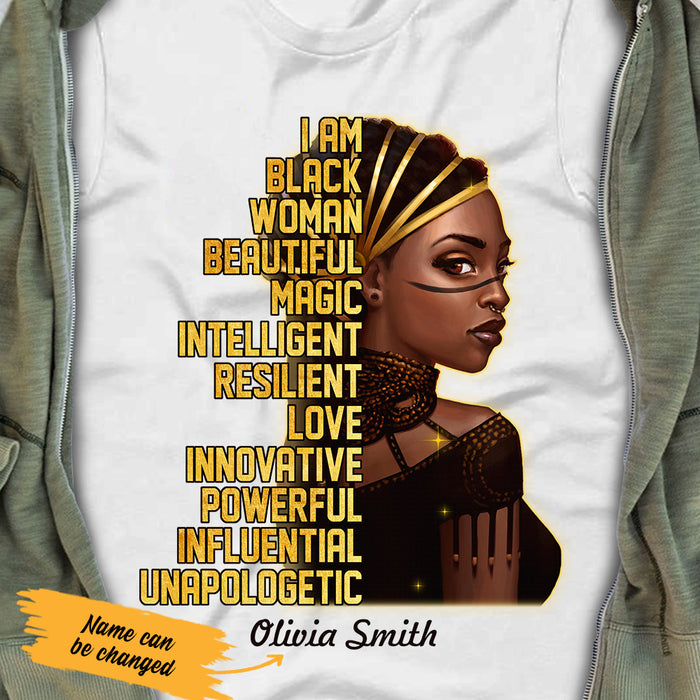Personalized BWA I Am African T Shirt AG31 65O47 1