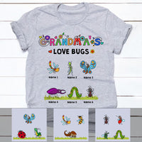 Personalized Grandma Love Bugs T Shirt OB141 85O58 thumb 1