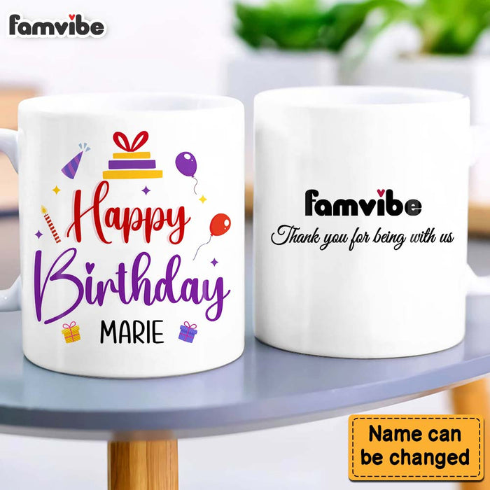 Personalized Happy Birthday To You! Wish You All The Best! Mug 28741 1