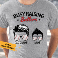 Personalized Dad Grandpa Baseball Softball T Shirt AP201 67O36 thumb 1