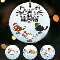 Personalized Cat Mom Christmas  Ornament OB223 95O53 thumb 1