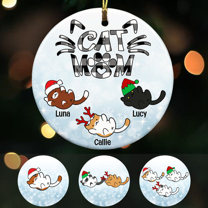 Personalized Cat Mom Christmas  Ornament OB223 95O53 1