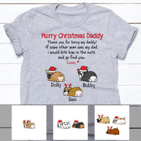 Personalized Dear Dog Dad Christmas T Shirt OB227 30O57 thumb 1