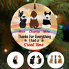 Personalized Dog Memorial Thanks For Everything  Ornament OB251 95O34 1