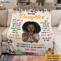 Personalized Gift For Daughter I Love You From Mom Blanket 31279 thumb 1