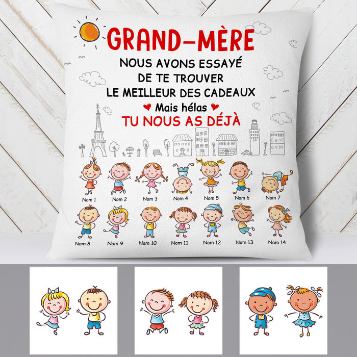 Personalized Mom Grandma French Maman Mamie Pillow AP284 67O53 1