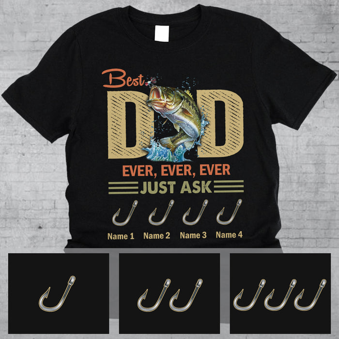 Personalized Dad Grandpa Fishing T Shirt MY294 30O34 1